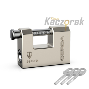 Gerda 241 - Secure KSWT S50 - poniklovaný visací zámek se zesíleným kolíkem - blistrové balení